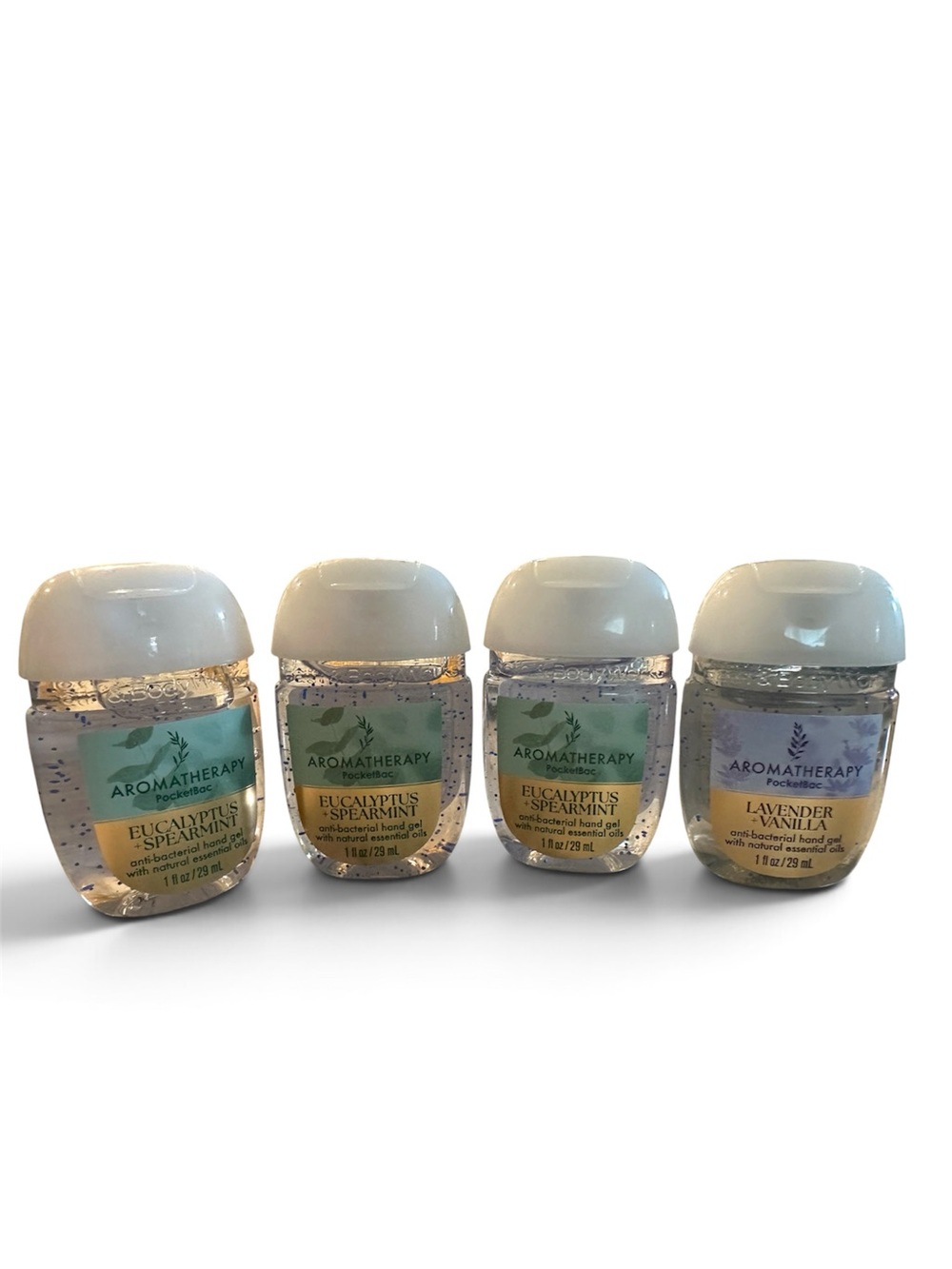 BBW Pocketbac Lot — 3 Eucalyptus Spearmint & 1 Lavender Vanilla (1 fl oz)